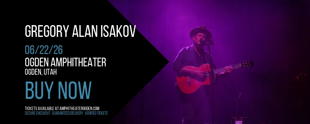 Gregory Alan Isakov at Ogden Amphitheater